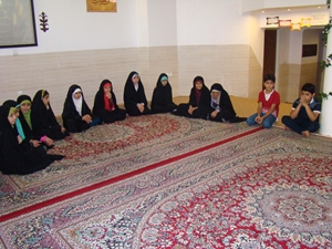 حضور قرآن آموزان خانه قرآن ترنم در موسسه